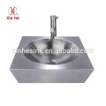 Vandal Resistant Commercial Industrial Stainless Steel Bathroom Sink for Lavatory